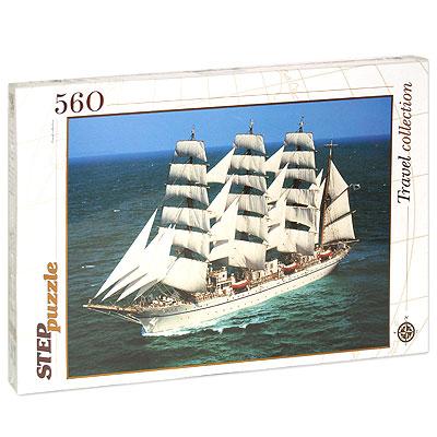 Белый парусник Пазл, 560 элементов Серия: Travel collection инфо 13243g.