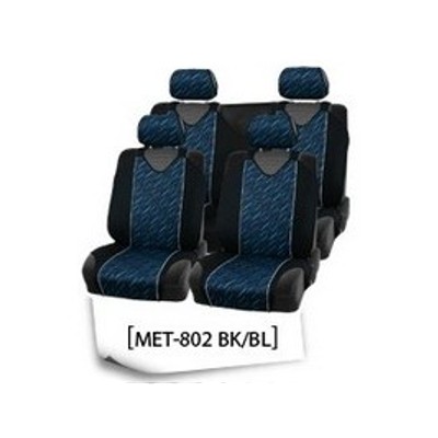 Автомобильные чехлы "майка" METEOR (8 предметов) (MET-802GY), синий (MET-802BL), красный (MET-802RD) инфо 13406g.