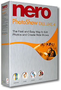 Nero PhotoShow Deluxe 4 (RETAIL-BOX) Прикладная программа CD-ROM, 2006 г Издатель: Nero Digital; Разработчик: Nero Digital коробка RETAIL BOX Что делать, если программа не запускается? инфо 13599g.