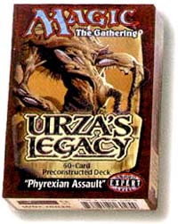 Magic: The Gathering Urza`s Legacy Phyrexian Assault Expert Level (preconstructed deck) Серия: Magic: The Gathering® инфо 381h.