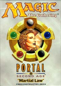Magic: The Gathering Portal Second Age Martial Law (preconstructed deck) Серия: Magic: The Gathering® инфо 727h.